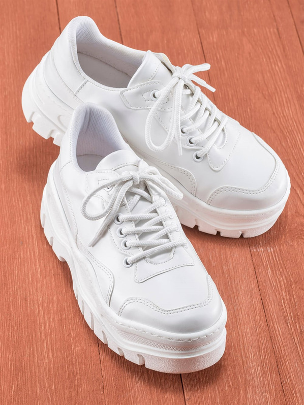Beyaz kadın ayakkabı - Elle Shoes
