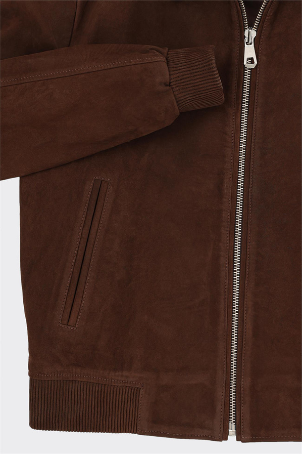 Kahve Deri Erkek Ceket