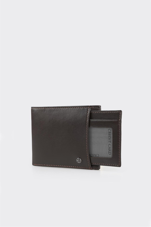 Kahve Deri Erkek Cüzdan