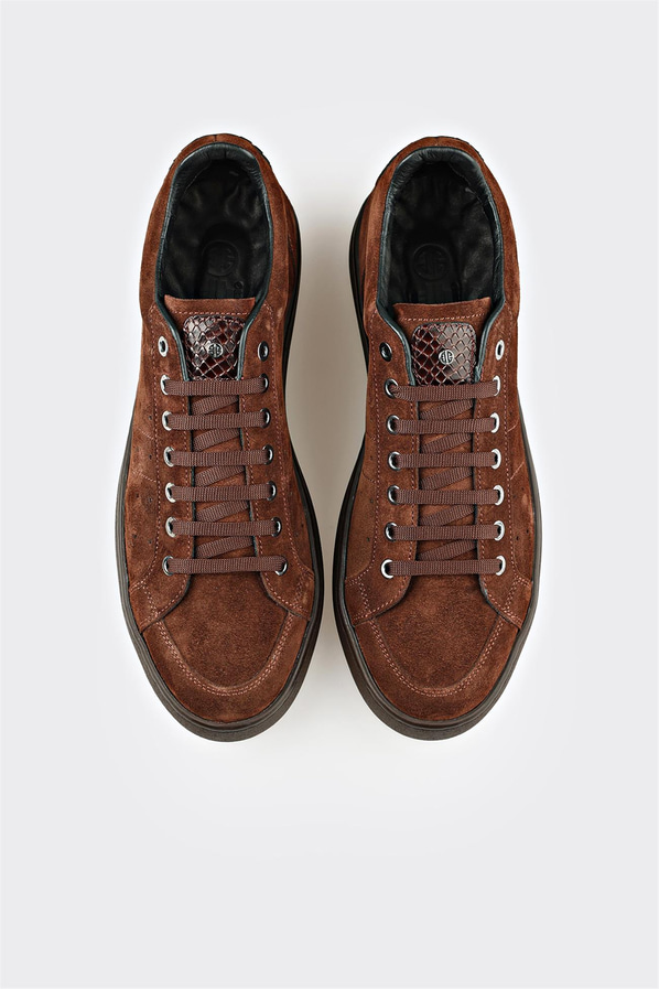 Kahve Deri Erkek Günlük Ayakkabı