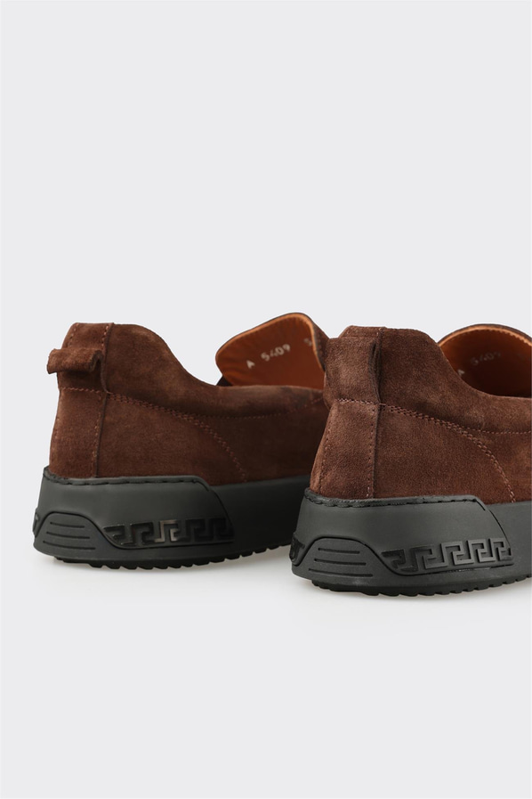 Kahve Deri Erkek Günlük Ayakkabı