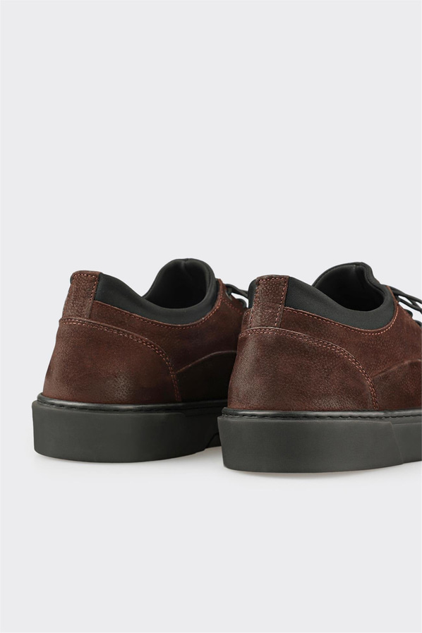 Kahve Deri Erkek Günlük Ayakkabı