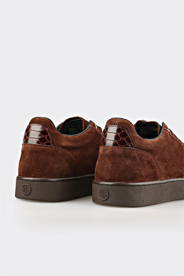 Kahve Deri Erkek Günlük Ayakkabı