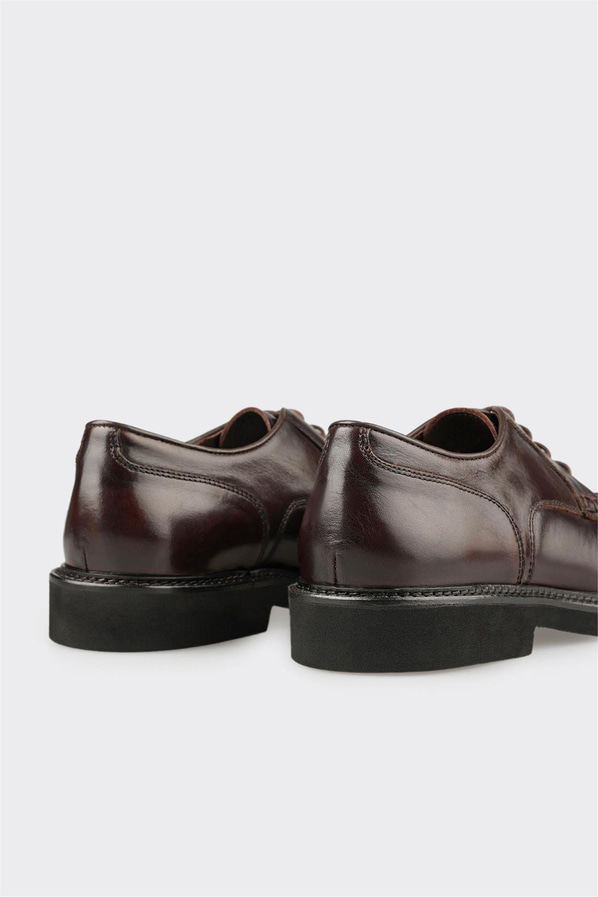 Kahve Deri Erkek Günlük Ayakkabı