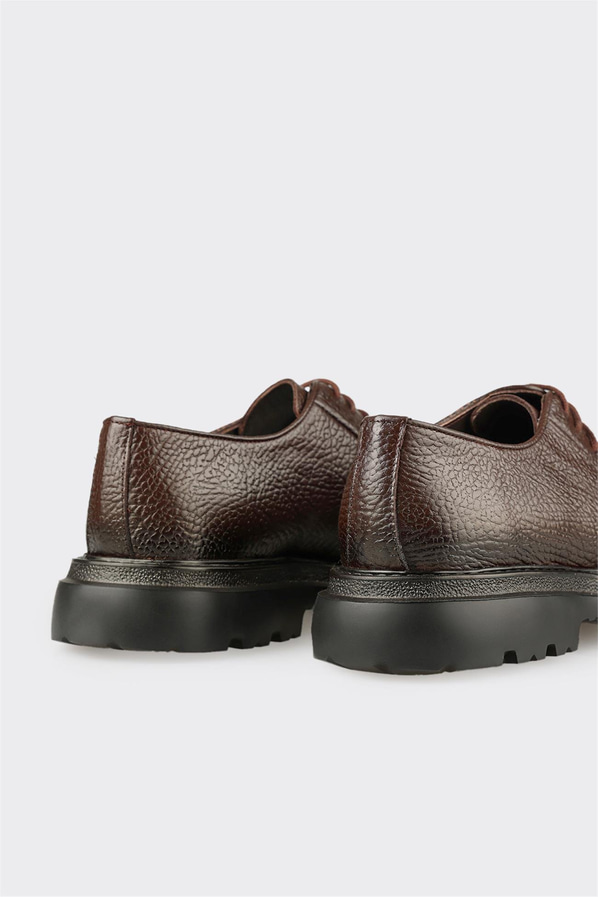 Kahve Deri Erkek Günlük Ayakkabı