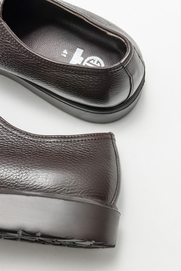 Kahve deri erkek günlük ayakkabı, günlük kullanım için - Elle Shoes