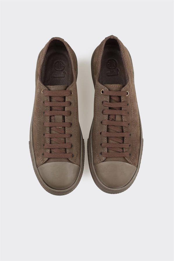 Kahve Deri Erkek Günlük Ayakkabı