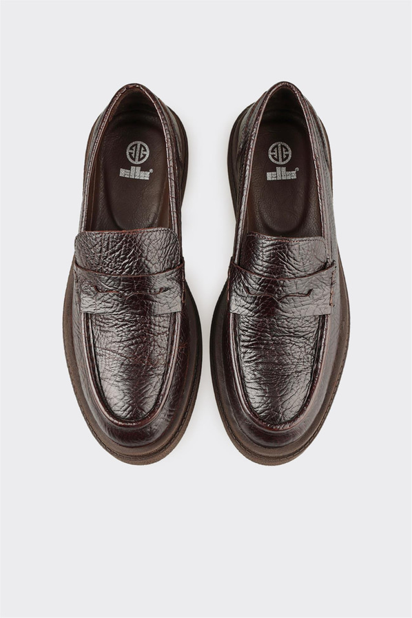 Kahve Deri Erkek Günlük Ayakkabı