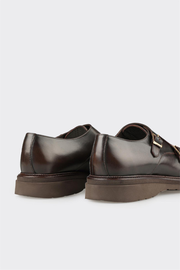 Kahve Deri Erkek Günlük Ayakkabı