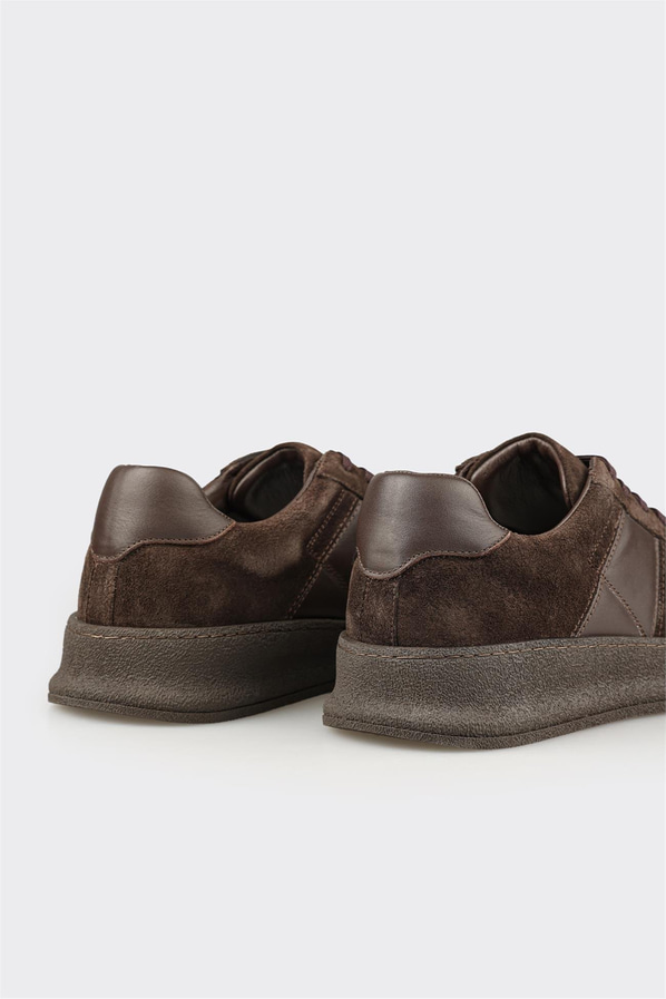 Kahve Deri Erkek Günlük Ayakkabı