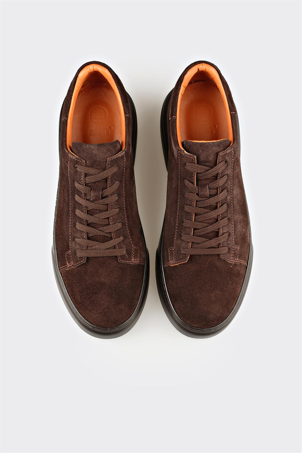 Kahve Deri Erkek Günlük Ayakkabı