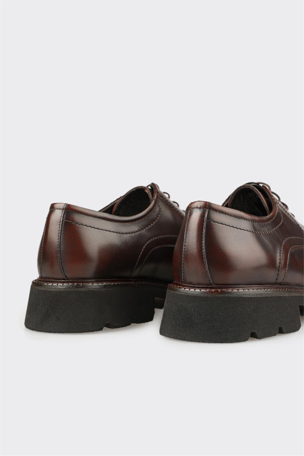 Kahve Deri Erkek Günlük Ayakkabı