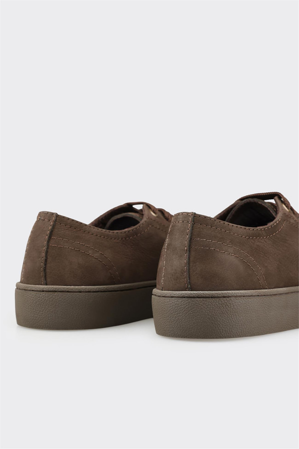 Kahve Deri Erkek Günlük Ayakkabı