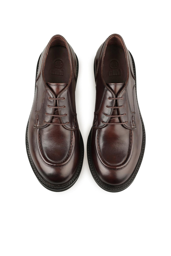 Kahve Deri Erkek Günlük Ayakkabı