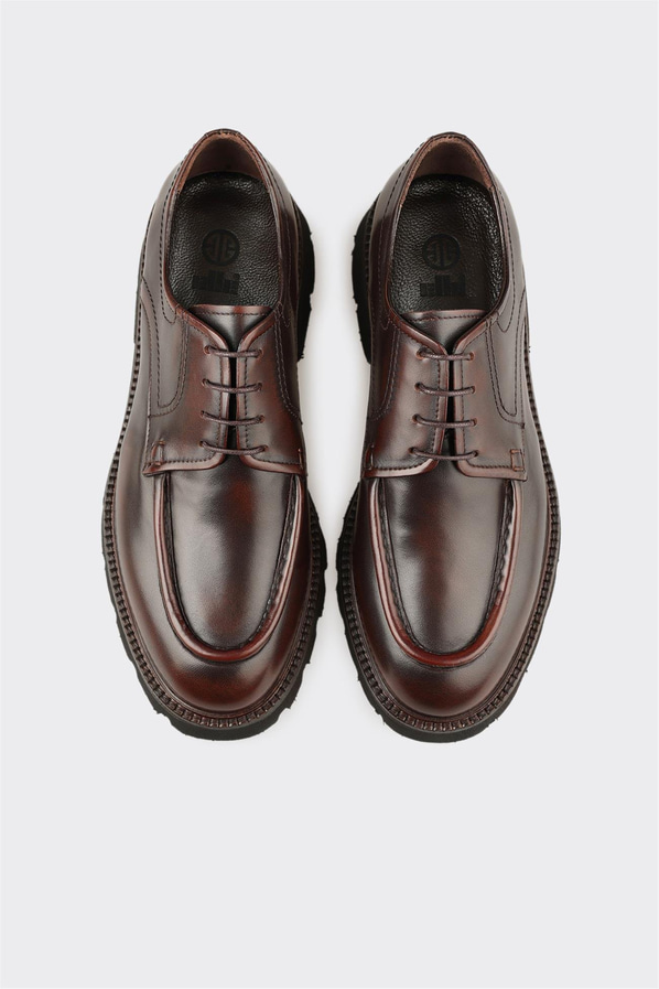 Kahve Deri Erkek Günlük Ayakkabı