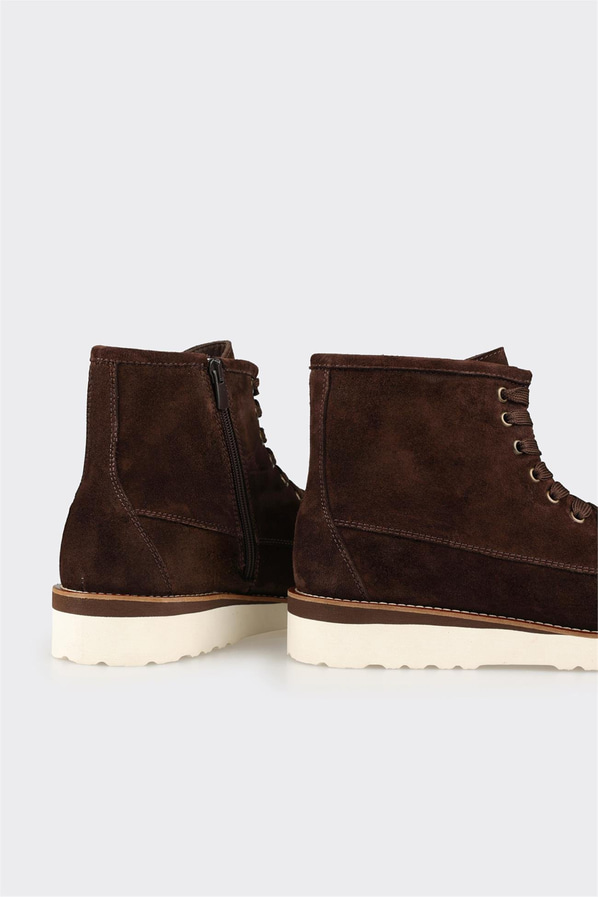 Kahve Deri Erkek Günlük Bot