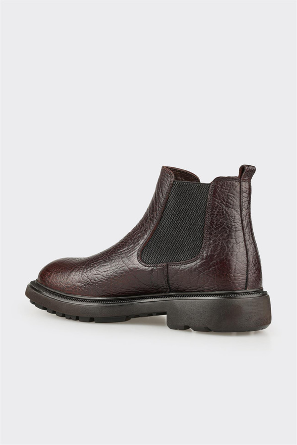 Kahve Deri Erkek Günlük Bot