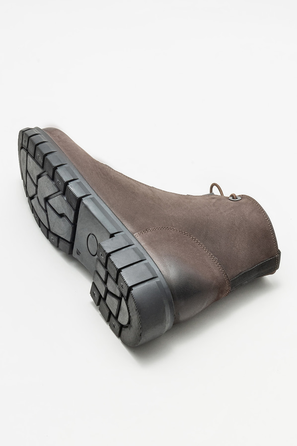 Kahve deri erkek günlük bot, günlük kullanım için - Elle Shoes
