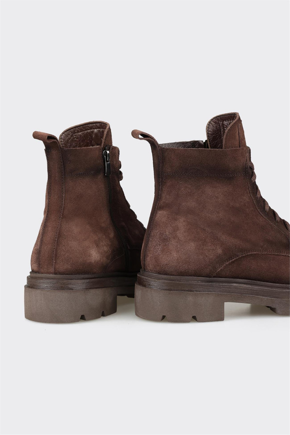 Kahve Deri Erkek Günlük Bot