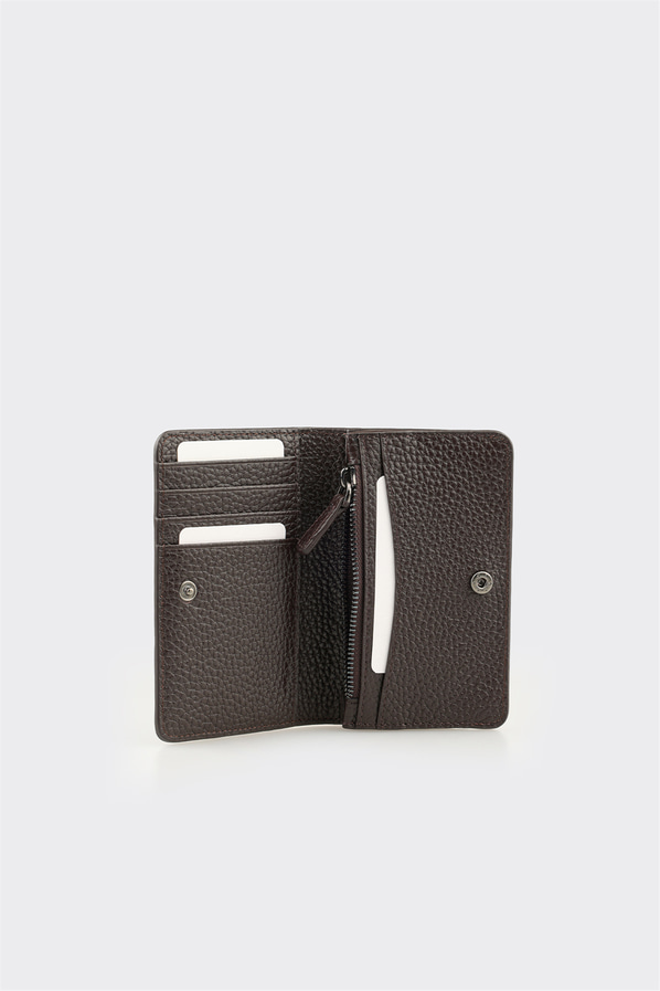 Kahve Deri Erkek Kartlık