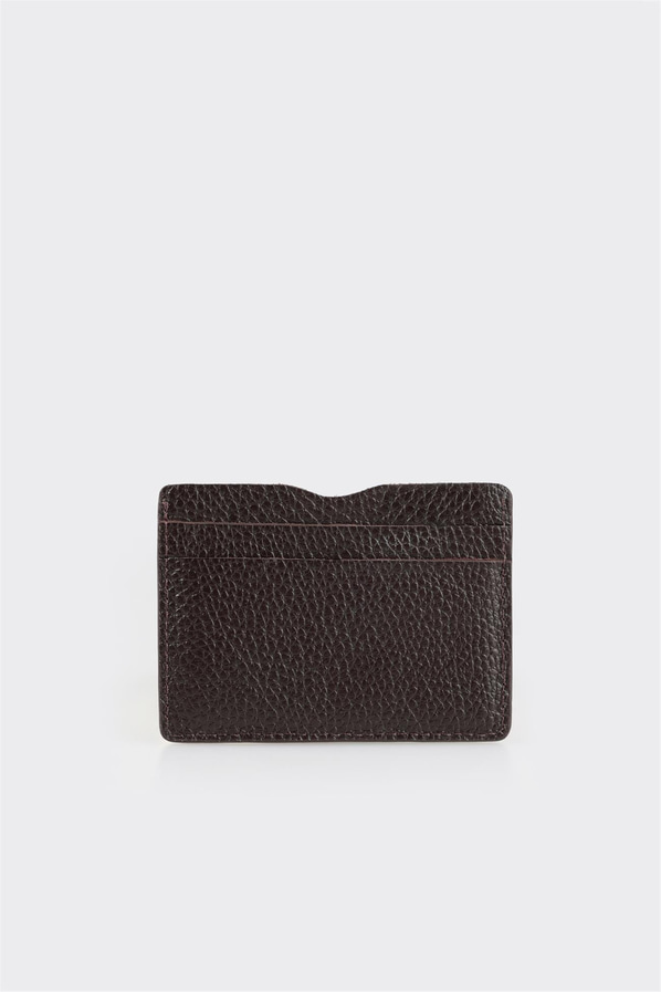 Kahve Deri Erkek Kartlık