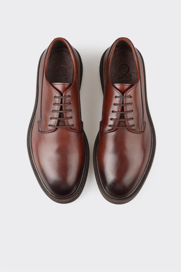 Kahve Deri Erkek Klasik Ayakkabı