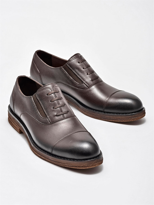 Kahve Deri Erkek Klasik Ayakkabı