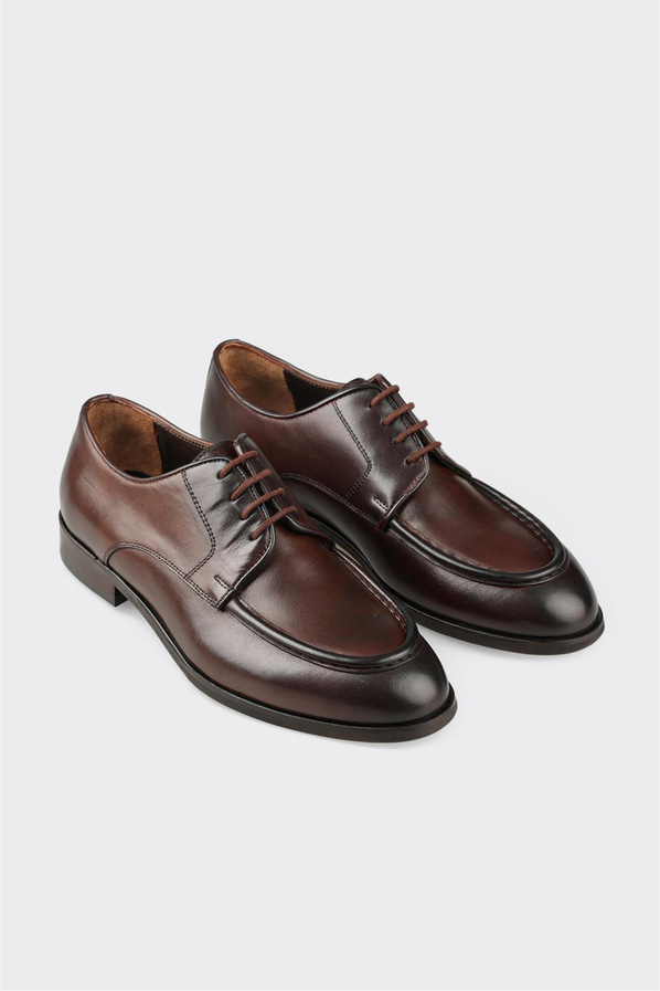 Kahve Deri Erkek Klasik Ayakkabı