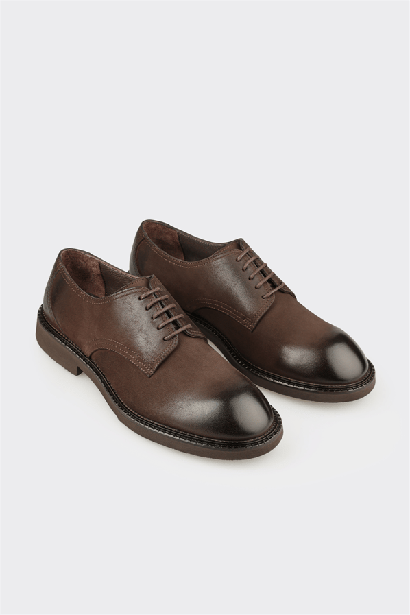 Kahve Deri Erkek Klasik Ayakkabı