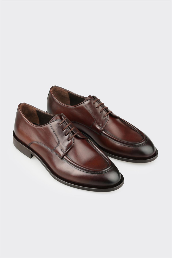 Kahve Deri Erkek Klasik Ayakkabı