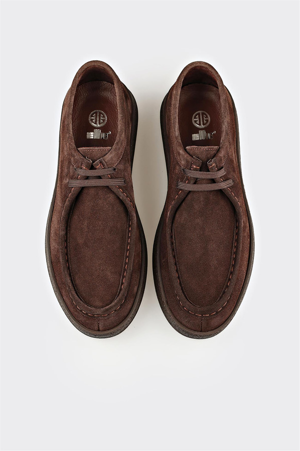 Kahve Deri Erkek Spor Ayakkabı