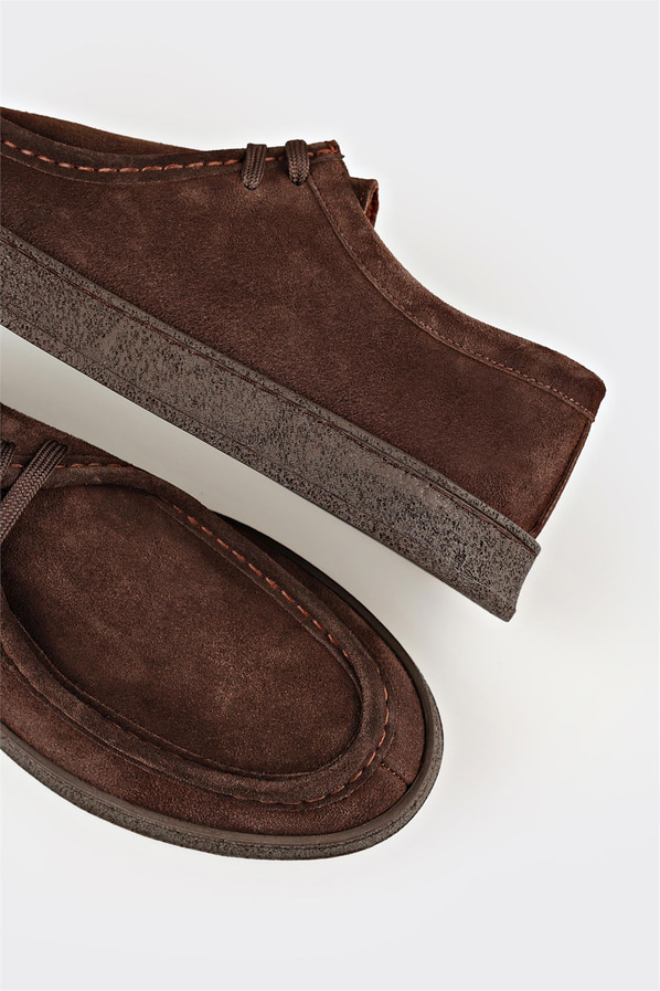 Kahve Deri Erkek Spor Ayakkabı