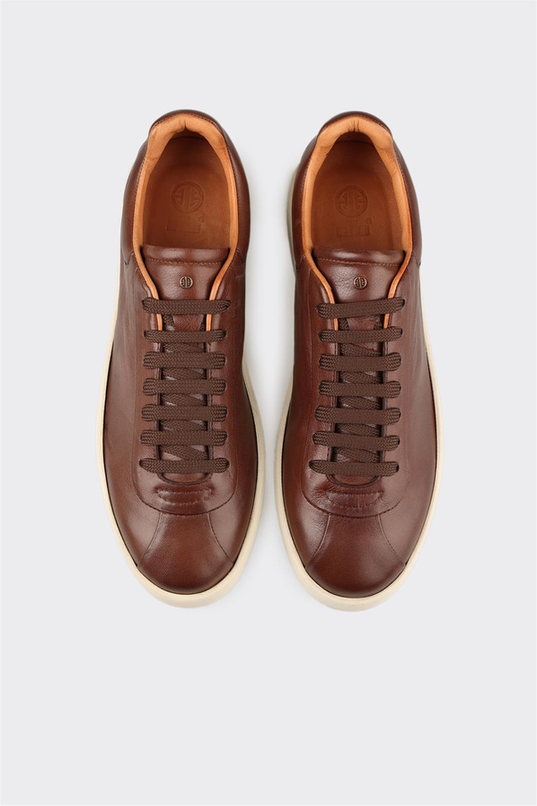 Kahve Deri Erkek Spor Ayakkabı