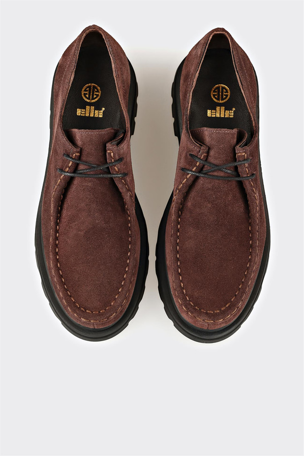 Kahve Deri Kadın Günlük Ayakkabı