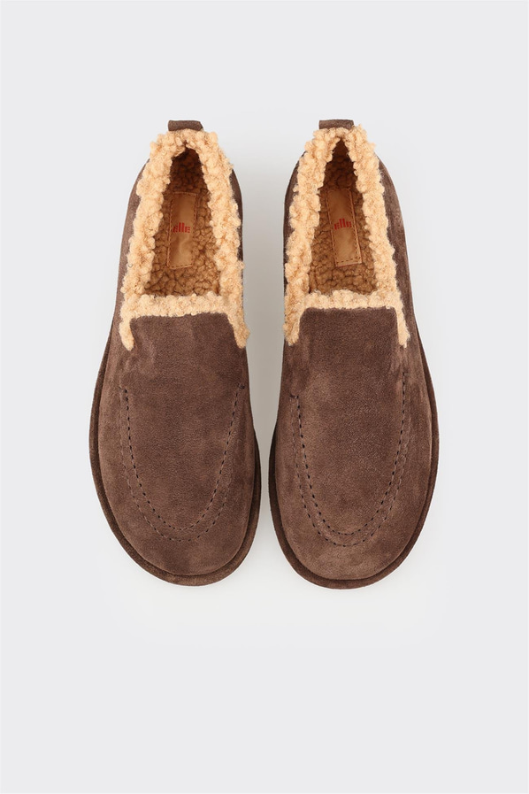 Kahve Deri Kadın Günlük Ayakkabı