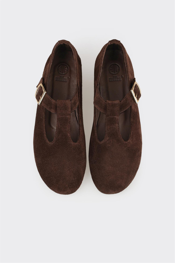 Kahve Deri Kadın Günlük Ayakkabı