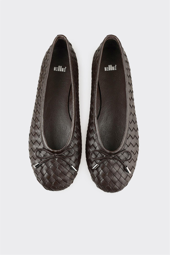 Kahve Deri Kadın Günlük Ayakkabı