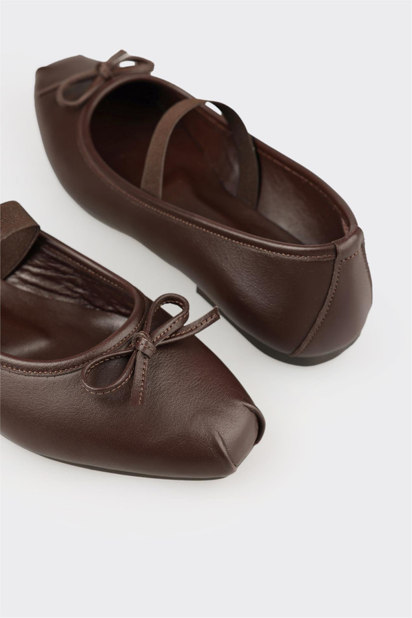 Kahve Deri Kadın Günlük Ayakkabı