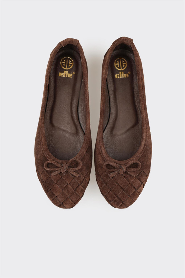 Kahve Deri Kadın Günlük Ayakkabı