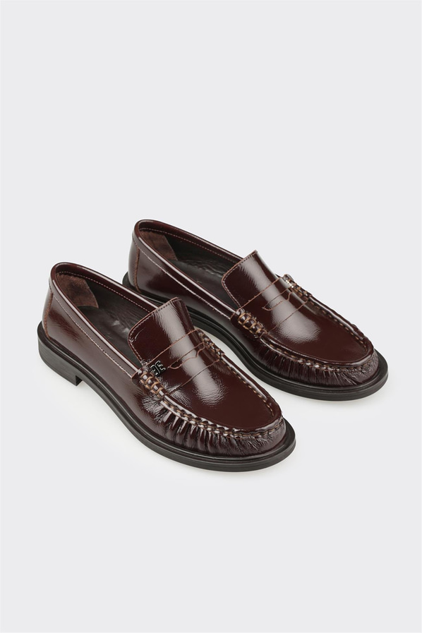 Kahve Deri Kadın Günlük Ayakkabı