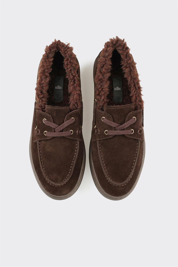 Kahve Deri Kadın Günlük Ayakkabı