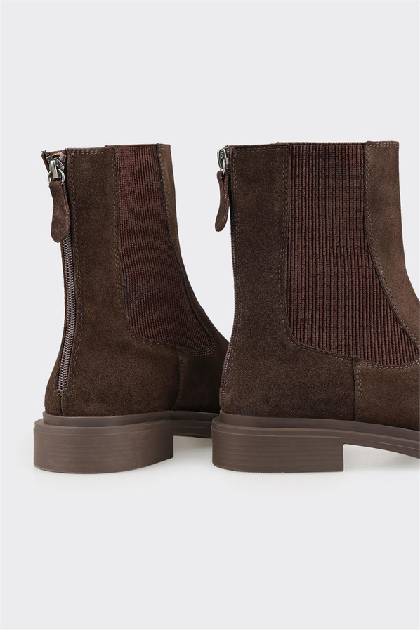 Kahve Deri Kadın Günlük Bot