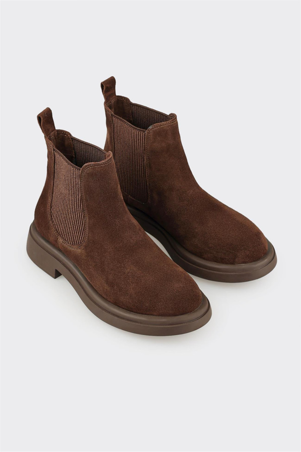 Kahve Deri Kadın Günlük Bot