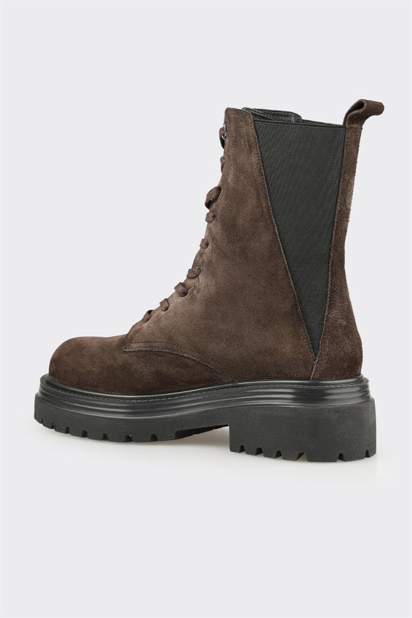 Kahve Deri Kadın Günlük Bot