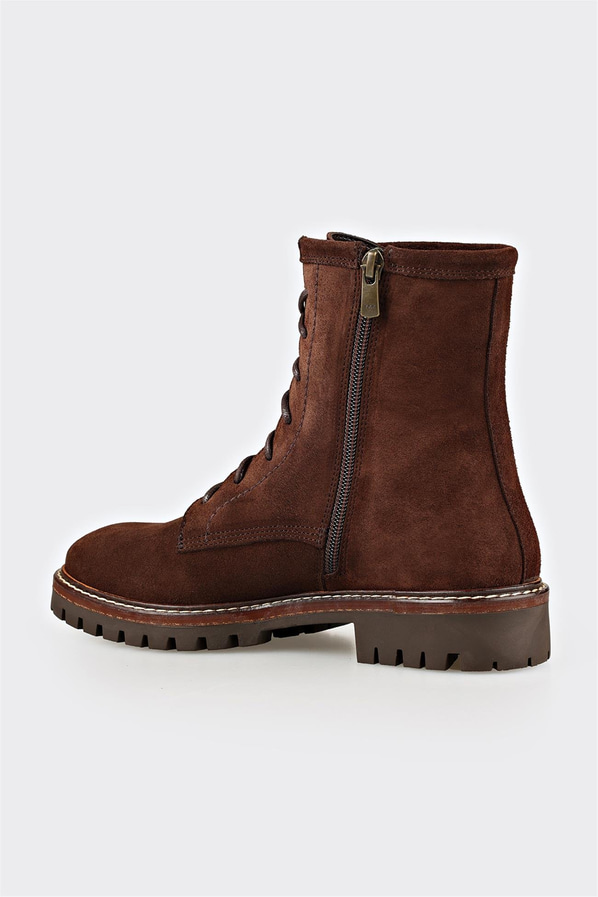 Kahve Deri Kadın Günlük Bot