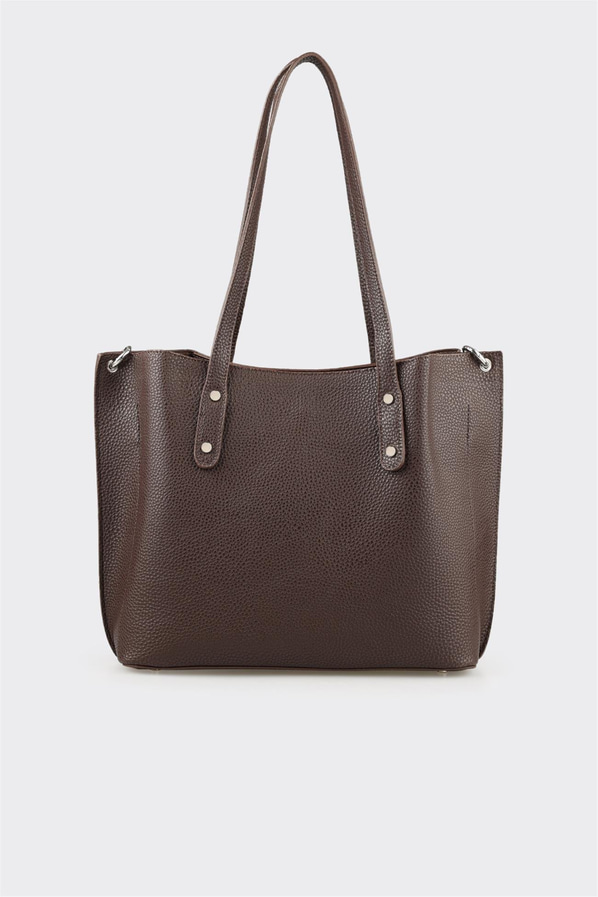 Kahve Kadın Büyük Omuz Çantası