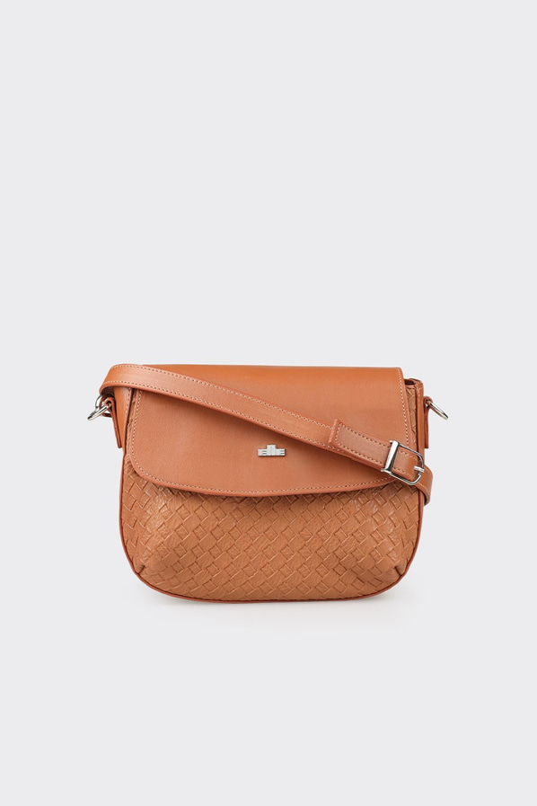 Kahve kadın çapraz çanta - Elle Shoes