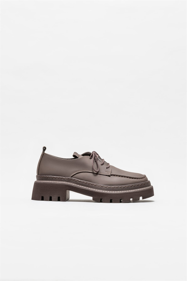 Kahve kadın günlük ayakkabı, günlük kullanım için - Elle Shoes