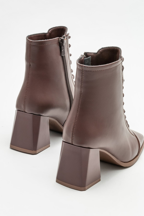 Kahve kadın klasik bot - Elle Shoes