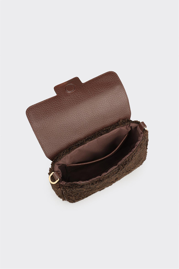 Kahve Kadın Küçük Çapraz Çanta